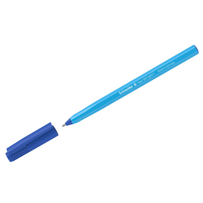 Ручка шариковая Schneider Tops 505 F синяя 0,8 мм. корпус голубой 150523
