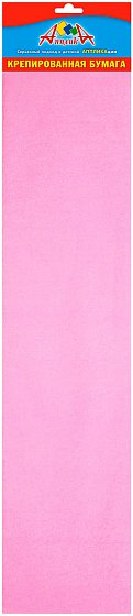 Бумага цветная крепированная Апплика 50х250см. Фламинго С0307-40