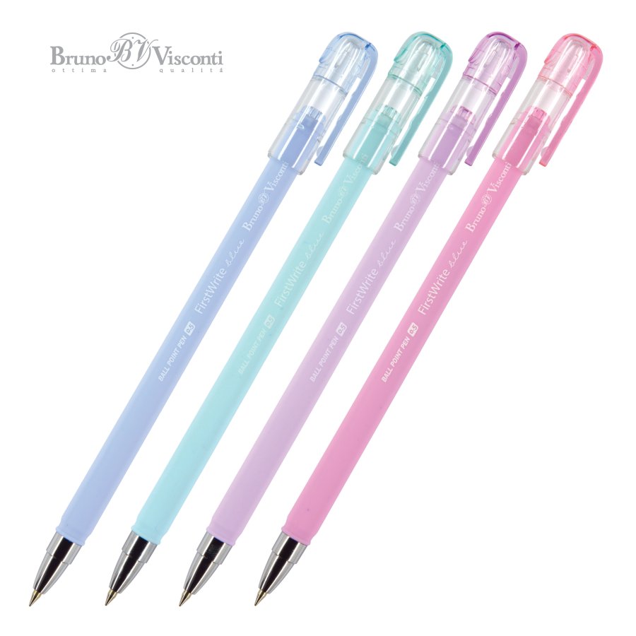 Ручка шариковая синяя BrunoVisconti FirstWrite Zefir 0,5 мм. 20-0239