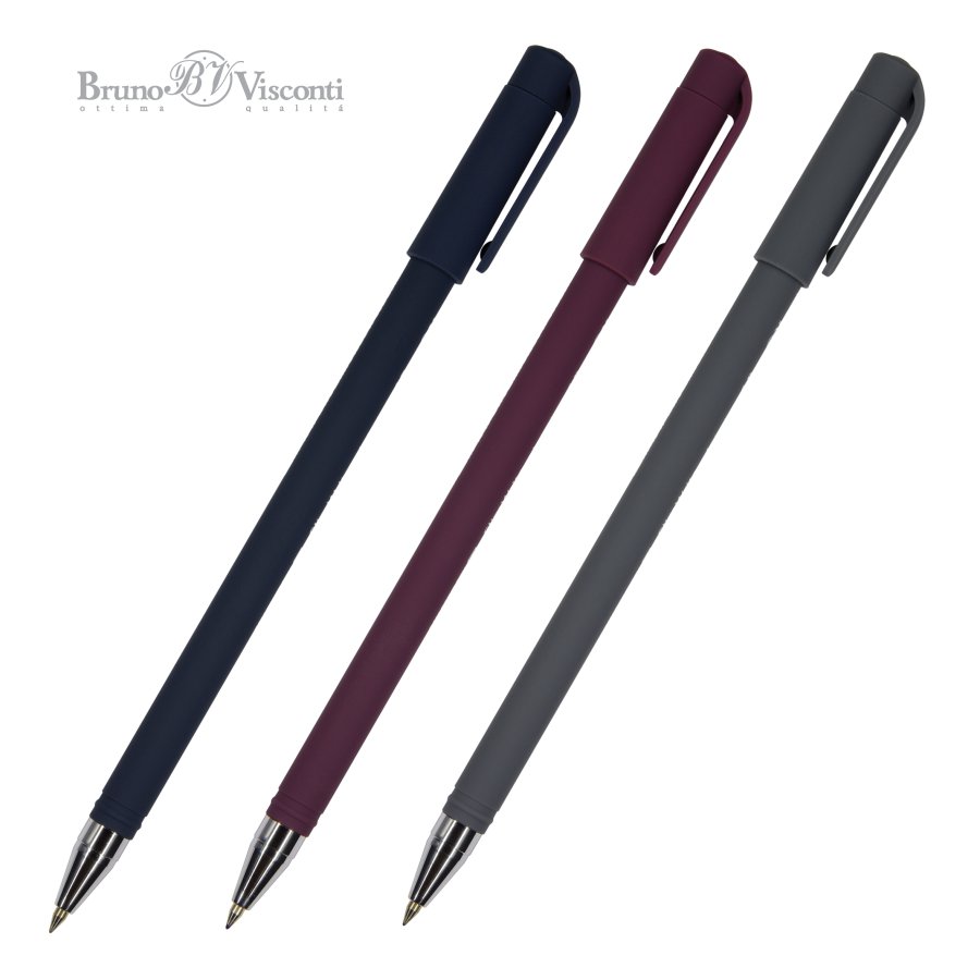 Ручка шариковая синяя BrunoVisconti SlimWrite Original 0,5 мм. 20-0006