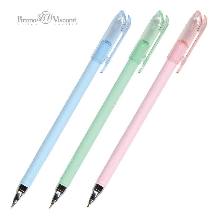 Ручка шариковая BrunoVisconti PointWrite Zefir 0,38 мм. синяя 20-0253