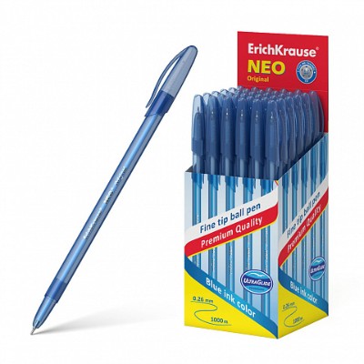 Ручка шариковая ErichKrause Neo Original синяя 0,7 мм. 46515