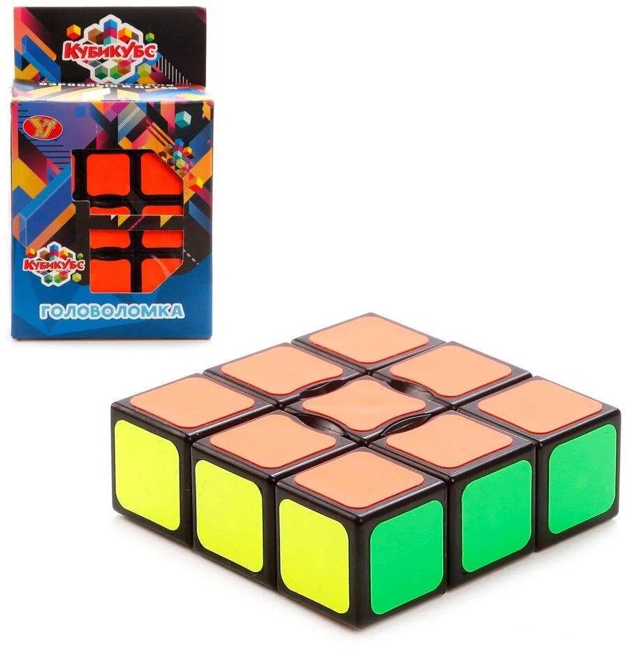 Головоломка Кубикус. Квадрат цветной 1,8*5,1*5,1 см. коробка. Наша игрушка. ZYF-0004-2