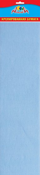 Бумага цветная крепированная Апплика 50х250см. Светло-голубой С0307-42