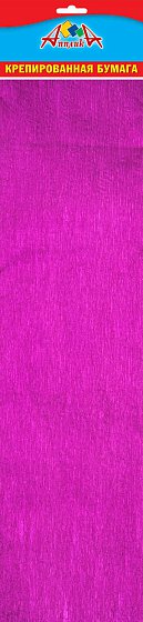 Бумага цветная крепированная Апплика 50х100см. Темно-розовый металлик С0307-23