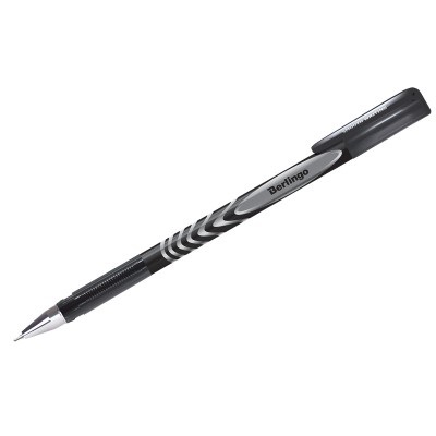 Ручка гелевая Berlingo G-Line черная 0,5 мм. игольчатый стержень 50115