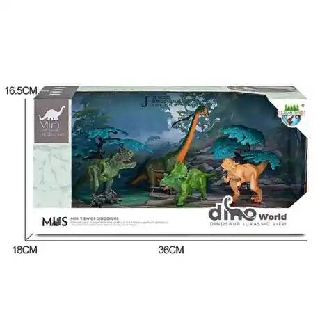 Игровой набор Динозавры 6 предметов, коробка. Наша игрушка 201055360
