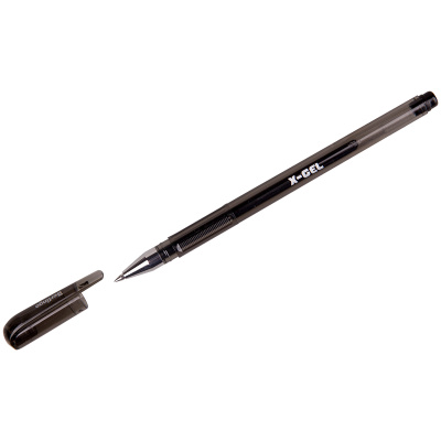 Ручка гелевая Berlingo X-Gel черная 0,5 мм. 50120