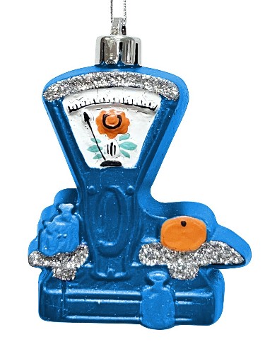 Украшение новогоднее из полистирола Весы 6x3x6,5см 95334 Феникс-Презент