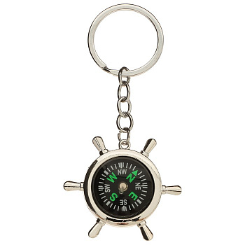 Брелок металлический Компас d-3,1см. Сима-Ленд 161284