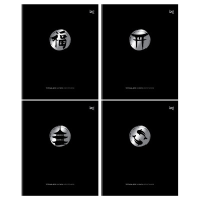 Тетрадь для записи иероглифов 48л. БиДжи Культурный символ 09910