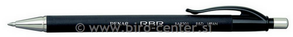 Ручка автоматическая шариковая Penac RBR черная 0,7 мм. Корея BA2301-06F