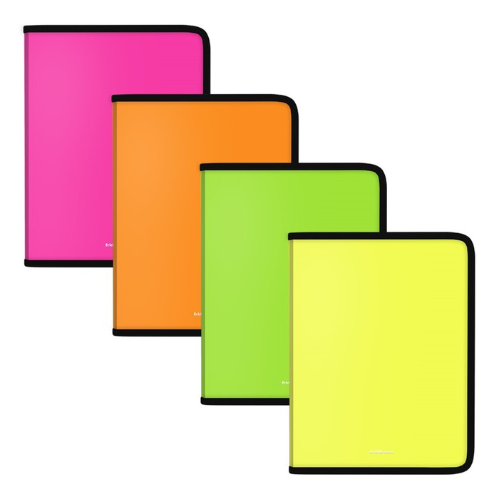 Папка для тетрадей А5 ErichKrause Matt Neon, пластиковая на молнии 55034