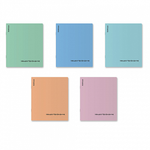 Тетрадь предметная 48л. ErichKrause Dream Обществознание, клетка, пластиковая обложка 65290