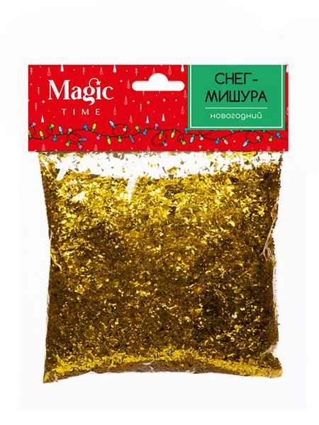 Новогодний Снег полипропилен, 80 грамм в упаковке 3х15х23,5см 92278 Феникс-Презент 