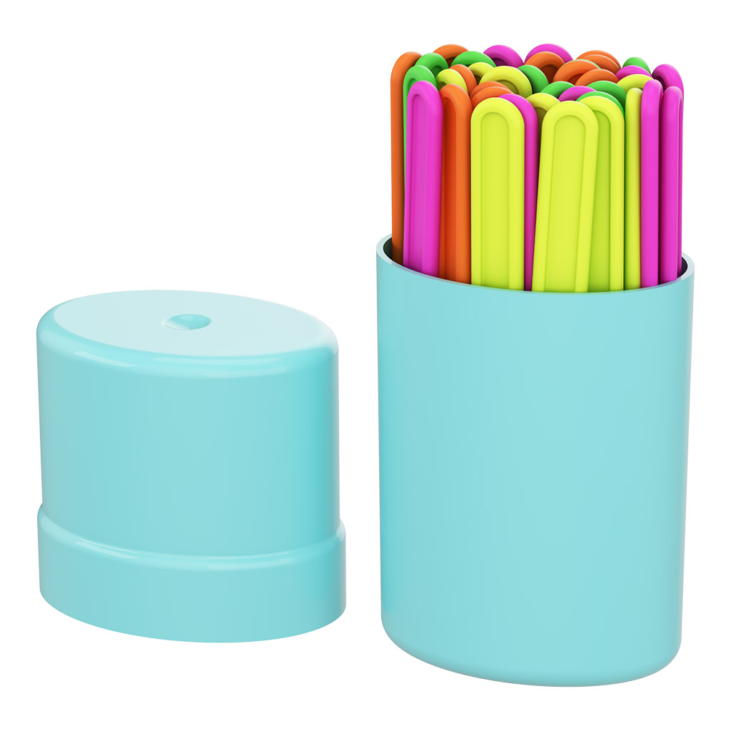 Счетные палочки 50шт. ErichKrause Pastel пластиковые в тубусе 61445
