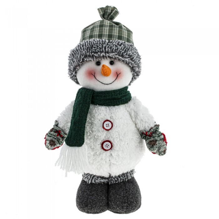 Игрушка набивная Снеговик L22 W11 H50 см. 792841 Солюкс