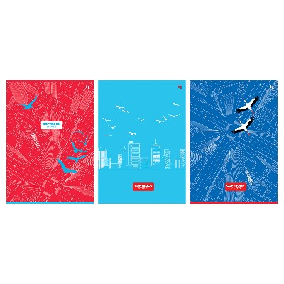 Тетрадь А4 96л. клетка БиДжи С высоты полета 12051