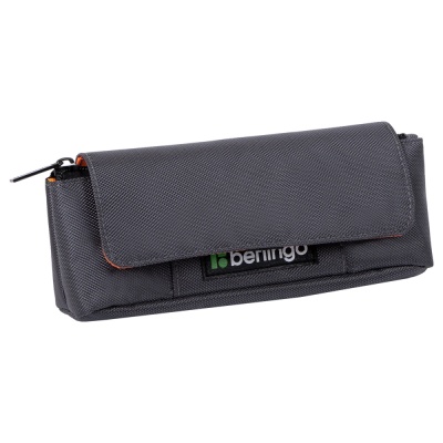 Пенал мягкий Berlingo Gray focus 215х90х45мм. без наполнения, 1 отдел внут. органайзер 080501