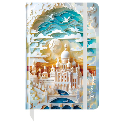 Ежедневник недатированный А5 136л. BG Paper Art. Istanbul, твердая обложка на резинке 64353