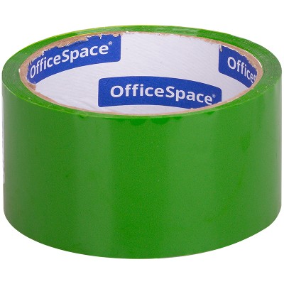 Скотч 48*40 зеленый 45мкм. OfficeSpace КЛ_6287