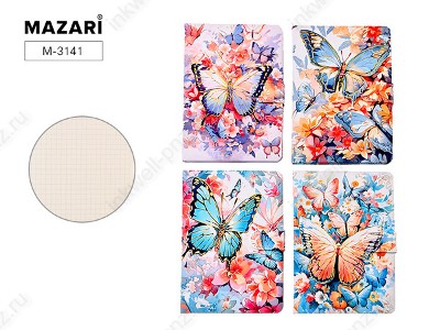 Блокнот Mazari Beautiful 17,8х13см. 112л. с магнитным клапаном М-3141