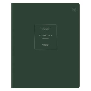 Тетрадь предметная 48л. БиДжи Color object Геометрия, клетка, обложка soft-touch 09159