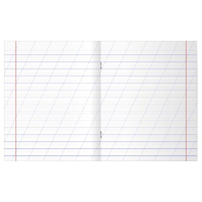 Тетрадь 12л. косая линия БиДжи UniTone. Neon пластиковая обложка, неон голубой 62290