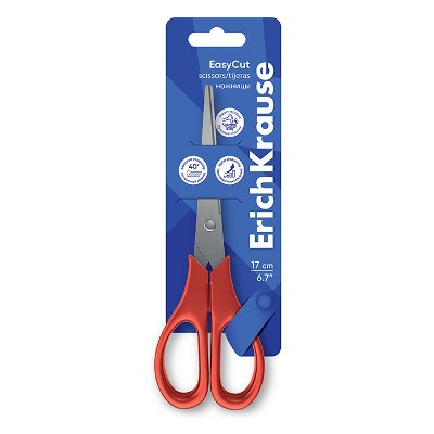 Ножницы 170мм. для левшей ErichKrause EasyCut 60838