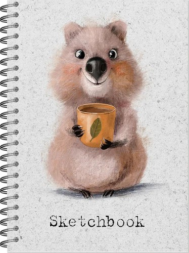 Блокнот для зарисовок (скетчбук) А5 60л. на гребне Политехнология Куока кофеман 25097