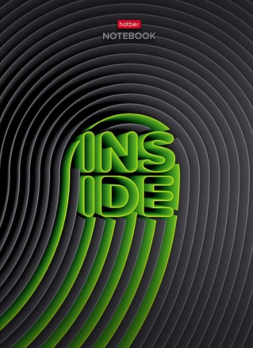 Бизнес-блокнот А4 80л. клетка Хатбер Inside 083863