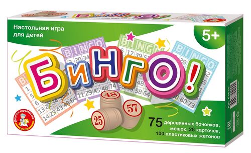 Настольная игра. Бинго (деревянные бочонки) Десятое королевство 04045