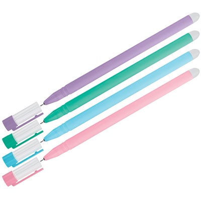 Ручка гелевая со стираемыми чернилами OfficeSpace Soda синяя 0.5 мм. 282062