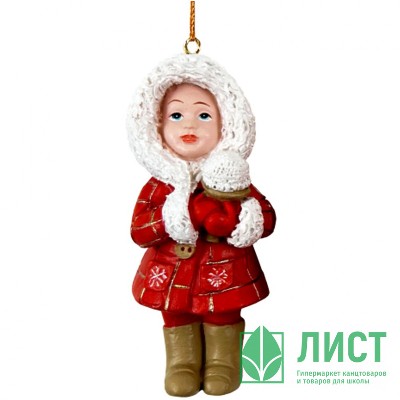 Украшение новогоднее из полирезины 4,5x9,5x5,5см 95529 Феникс-Презент