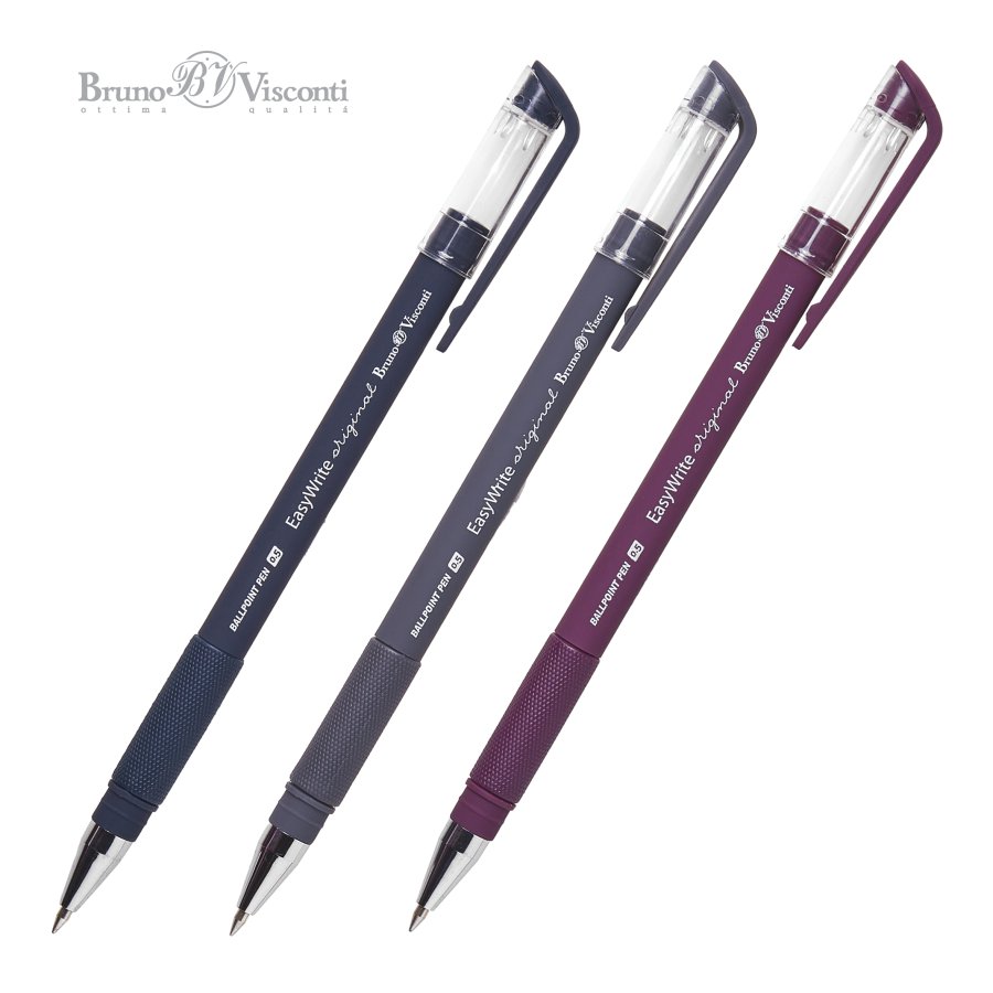 Ручка шариковая BrunoVisconti EasyWrite Original 0.5 мм. синяя 20-0048