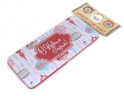 Подарочная коробочка для денег Стеклянные сосульки 16,6 х 7,6 х 1см 76344 Феникс-Презент