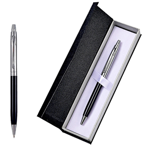 Ручка шариковая автоматическая Mazari Stand SB синяя 0,7мм. в подарочной коробке М-7760-70