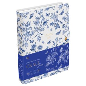 Ежедневник А5 176л. датированный 2026г. BG Grace. Garden экокожа, на гребне 66359