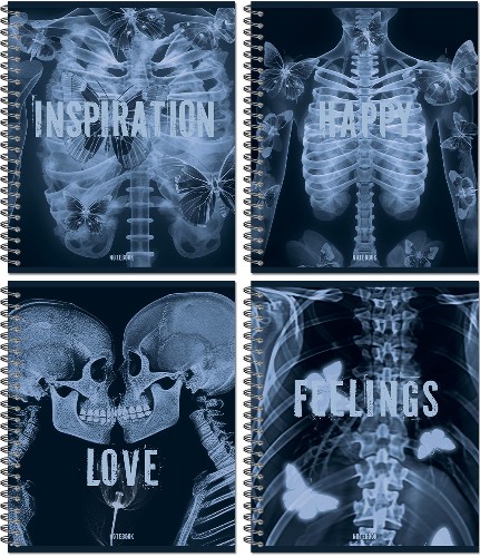 Тетрадь 96л. клетка на спирали Политехнология Рентген 25094-96 