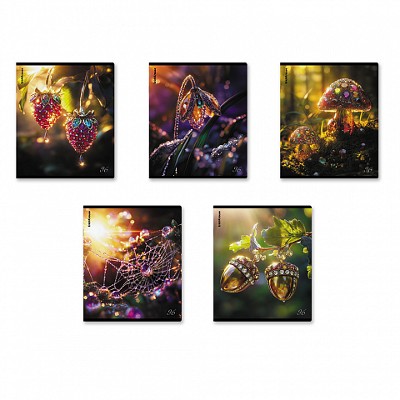 Тетрадь 96л. клетка ErichKrause Glassy 65239