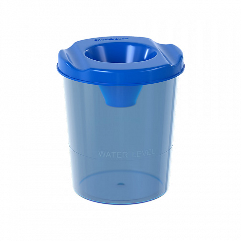 Стакан-непроливайка ErichKrause Vivid, синий тонированный 64886