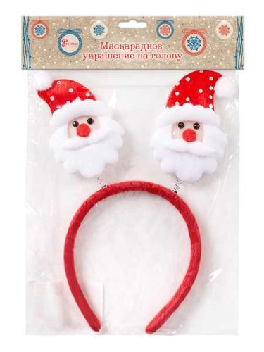 Маскарадное украшение на голову для детей Дед Моро из полипропилена 22x26x1,5см 82300 Феникс-Презент