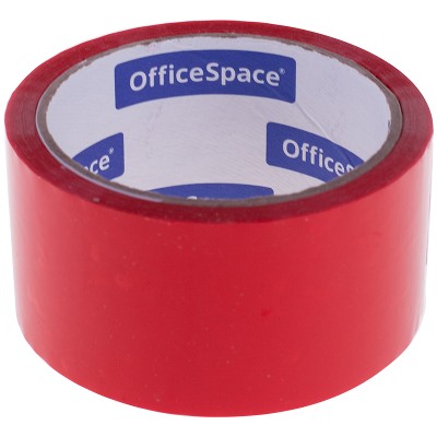 Скотч 48*40 красный 45мкм. OfficeSpace КЛ_6288