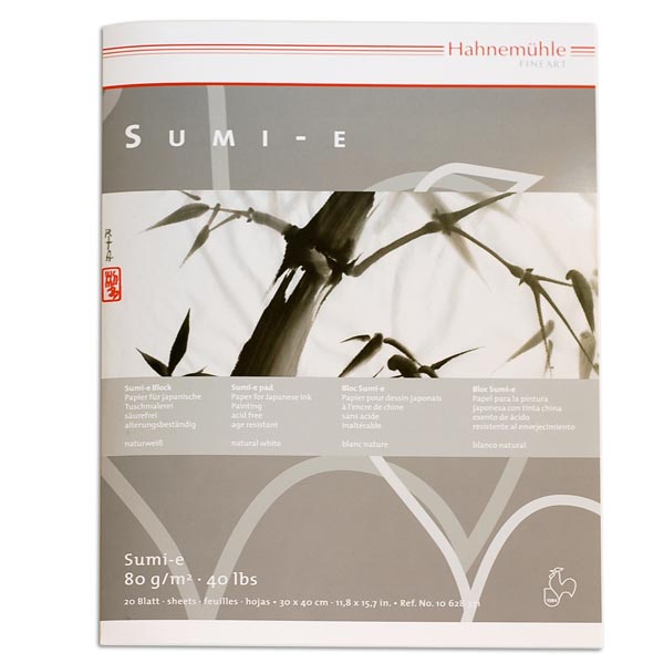 Альбом для каллиграфии Hahnemuhle Sumi-e А4 20 л. плотность 80 г/м2 10628370 