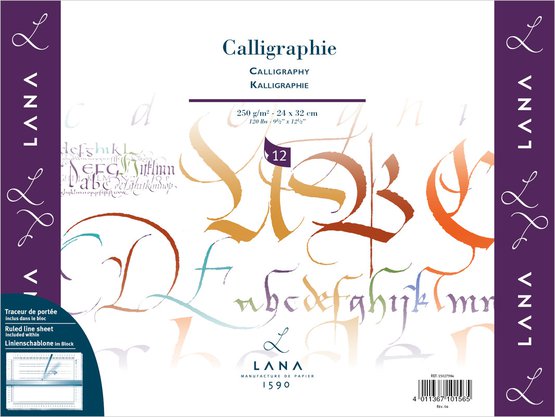 Альбом для каллиграфии Lana А4 12 л. плотность 250 г/м2 15027984 