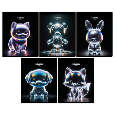 Тетрадь 48л. клетка БиДжи Glow 60332