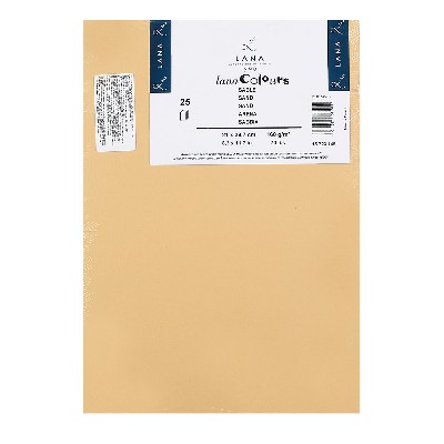 Бумага для пастели Lana Colours А4 Песочная 25 л. плотность 160 г/м2 (1 шт.) 15 723 149