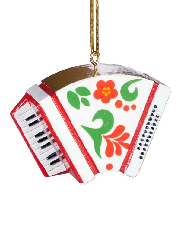 Украшение новогоднее из полирезины Аккордеон 2,5х4,5х5,5см 92857 Феникс-Презент