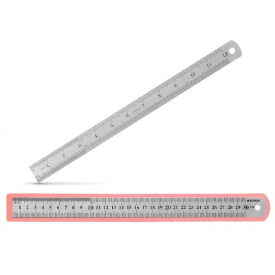 Линейка 30см. металлическая Mazari M-5563