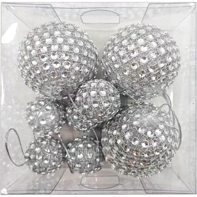 Украшение новогоднее из полипропилена и полистирола, набор из 8 штук 5х9,8х9,8см 92161Феникс-Презент